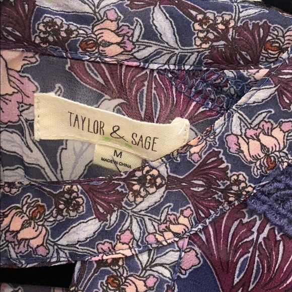 2 for $15 closet sale! Sheer floral top - Picture 3 of 3